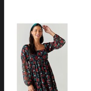 Floral Long Sleeve Dress